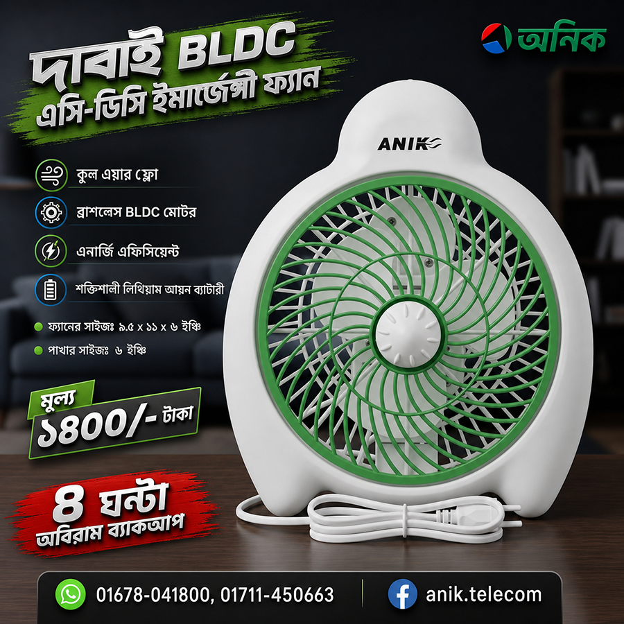 Anik Dabai Charger Fan