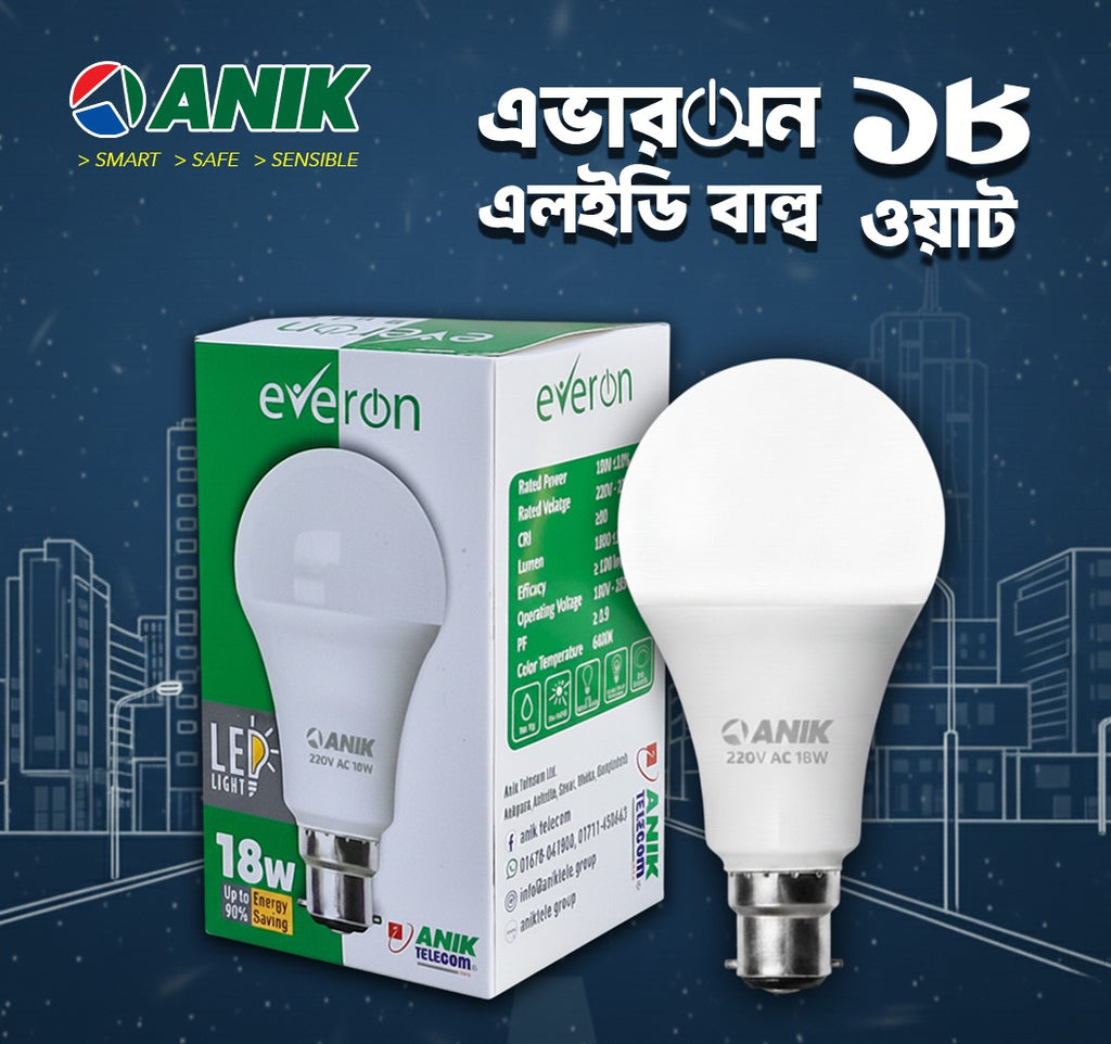 LED Light Bulb, 18W, Model; Everon