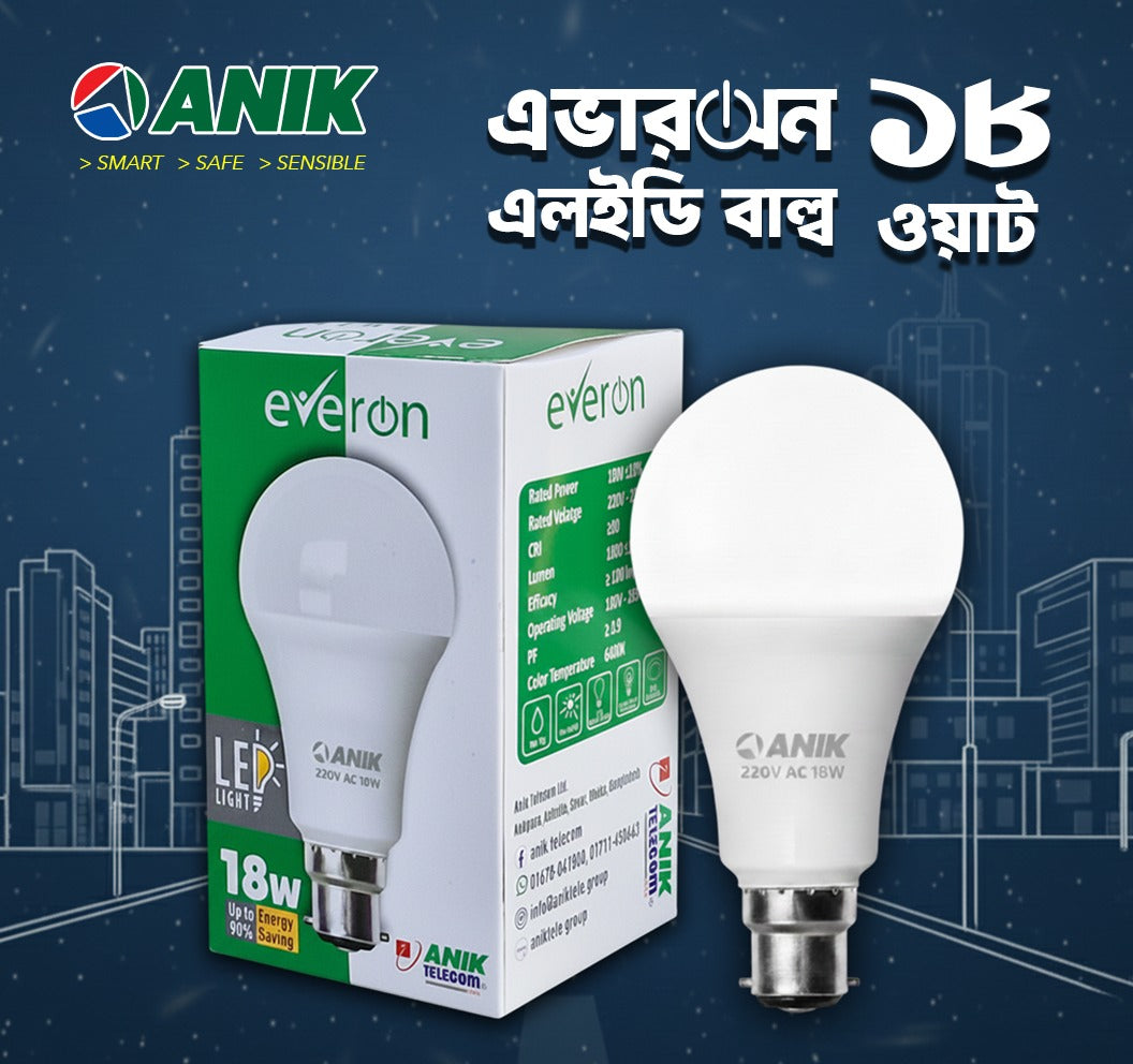 LED Light Bulb, 18W, Model; Everon