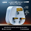 British Standard 3 Pin 13Amp Fused Plug, Model - Omega
