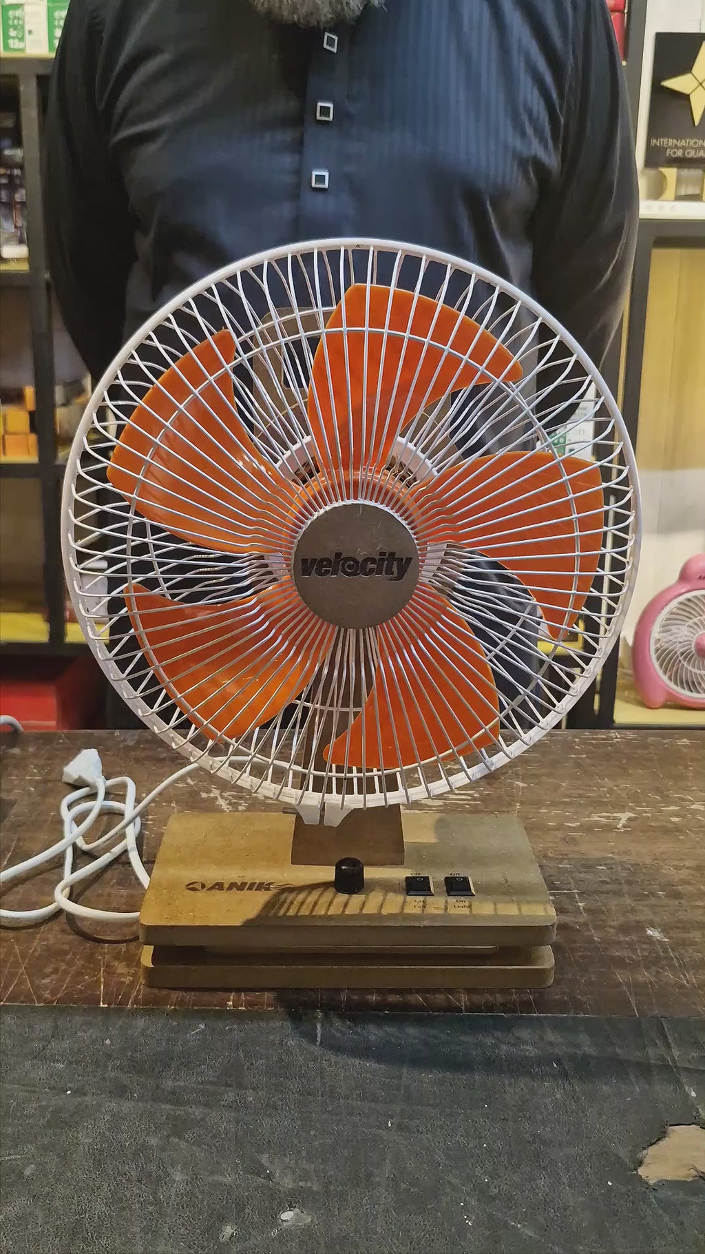 Wooden High Speed Fan